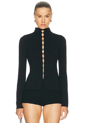 Staud Marianne Sweater in Black - Black. Size XS (also in S, M, L).