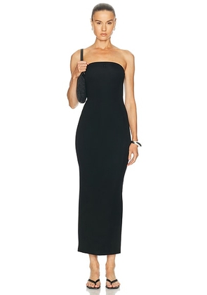 THE PARK Kate Maxi Tube Dress in Black - Black. Size S (also in XS, M, L).