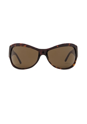 Chimi Lilah Sunglasses in Deep Tortoise - Brown. Size all.