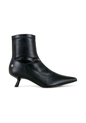 ANINE BING Faux Leather Hilda Boots in Black. Size 36. Also in 37, 38, 39, 40, 41.