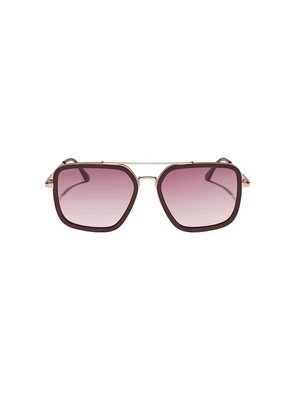 DIFF EYEWEAR Jordan Sunglasses in Red.