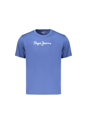 Pepe Jeans Blue Cotton Men's T-Shirt - S