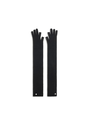 Rick Owens Black Wool Oves Aries Gloves