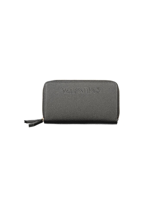 Mario Valentino Black Polyurethane Women's Wallet