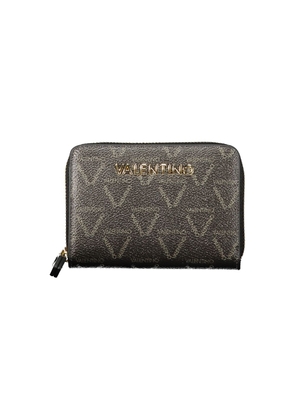 Mario Valentino Black Polyurethane Women's Wallet