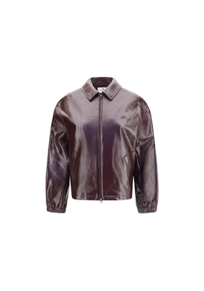 Courrèges Bordeaux Cotton Bomber - M