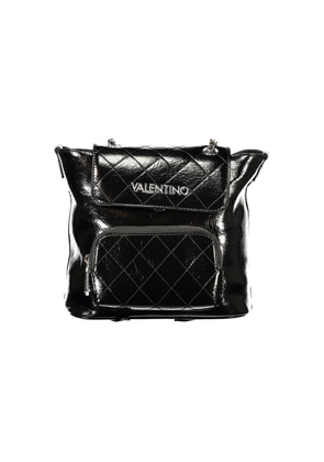 Mario Valentino Black Polyurethane Women's Backpack
