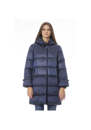 Baldinini Trend Light Blue Nylon Jackets & Coat - S