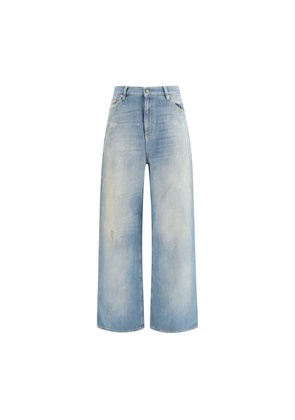 Golden Goose Blue Cotton Boyfriend Jeans - 26