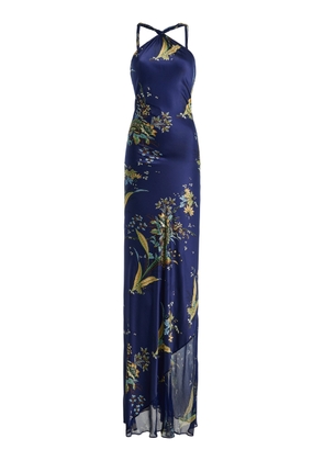 STAUD Charli Silk Maxi Dress - Moda Operandi