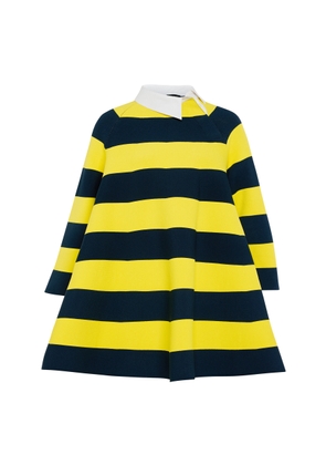 A.W.A.K.E. MODE Knitted Stripe Flared Mini Dress - Moda Operandi