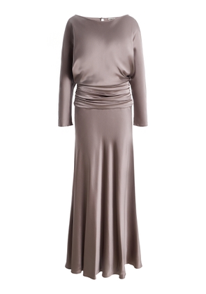 STAUD Freda Silk-Blend Maxi Dress - Moda Operandi