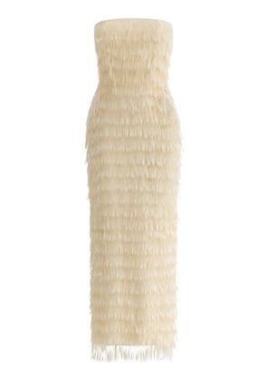Maticevski Marigold Fringed Midi Dress - Moda Operandi