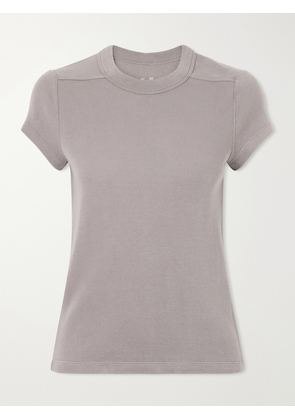 Rick Owens - Level Cropped Cotton-jersey T-shirt - Gray - IT38,IT40,IT42,IT44,IT46,IT48