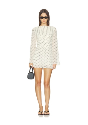 Free People Jolie Printed Mini Dress in Black & White. Size XS. Also in S, M, L, XL.