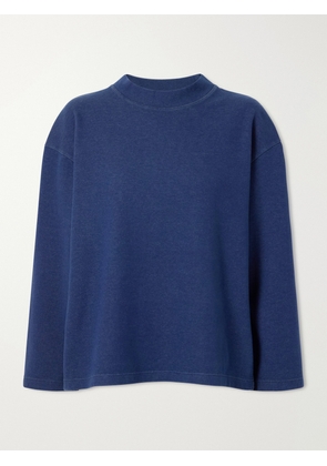The Row - Kate Cotton-blend Sweatshirt - Blue - xx small,x small,small,medium,large,x large