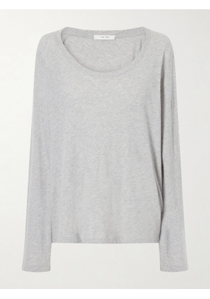 The Row - Fraya Cotton-jersey T-shirt - Gray - xx small,x small,small,medium,large,x large