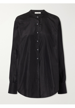 The Row - Lula Silk-taffeta Shirt - Black - x small,small,medium,large,x large