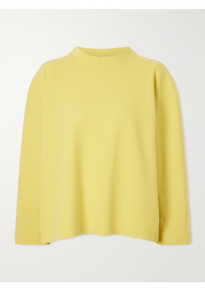 The Row - Kate Cotton-blend Sweatshirt - Yellow - xx small,x small,small,medium,large,x large