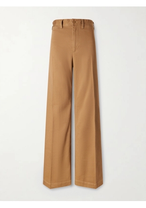 Polo Ralph Lauren - Stretch Cotton-twill Flared Pants - Brown - US00,US0,US2,US4,US6,US8,US10,US12,US14