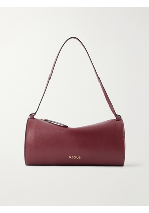 NEOUS - Gemini Leather Shoulder Bag - Burgundy - One size
