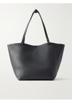 The Row - Park 3 Medium Textured-leather Tote - Black - One size