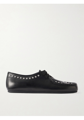 Jil Sander - Hood Studded Leather Loafers - Black - IT36,IT37,IT37.5,IT38,IT38.5,IT39,IT39.5,IT40,IT41