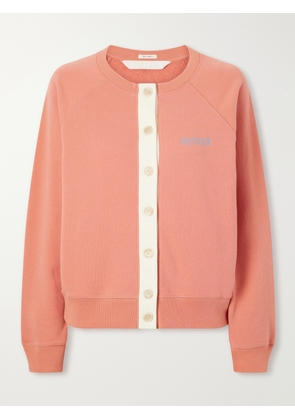 Mother - The Boxy Cotton Cardigan - Orange - x small,small,medium,large,x large