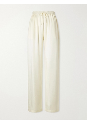 Sharon Wauchob - Tuileries Satin Straight-leg Pants - Neutrals - FR 34,FR 36,FR 38,FR 40,FR 42,FR 44