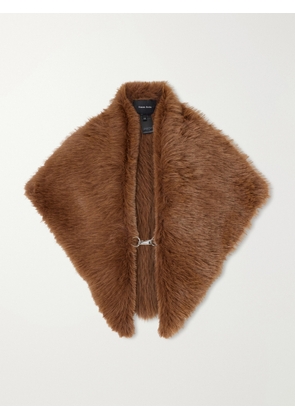 Simone Rocha - Plush Scarf - Brown - One size
