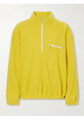 RIER - Polar Wool-fleece Half-zip Sweatshirt - Yellow - xx small,x small,small,medium,large,x large