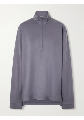 RIER - Polar Jogging Virgin Wool Half-zip Sweatshirt - Gray - xx small,x small,small,medium,large,x large