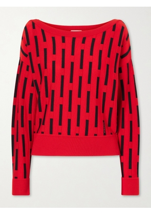 Versace - Gianni Knitted Wool Sweater - Red - IT36,IT38,IT40,IT42,IT44