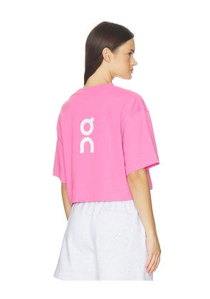 On Club Boxy T in Pink. Size XS. Also in S, M, L.