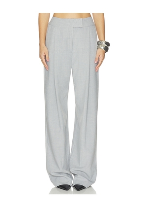 The Sei Boyfriend Trouser in Grey. Size 0. Also in 2, 4, 6, 8.