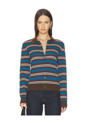 PISTOLA Lyvia Long Sleeve Merino Polo Cardigan in Multi. Size XS. Also in S, M, L, XL.