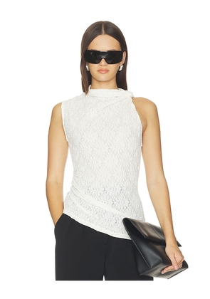 Proenza Schouler White Label Circe Top in Ivory. Size XS. Also in S, M.