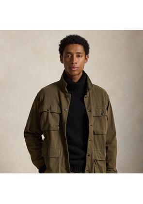 Sueded Moleskin Utility Overshirt