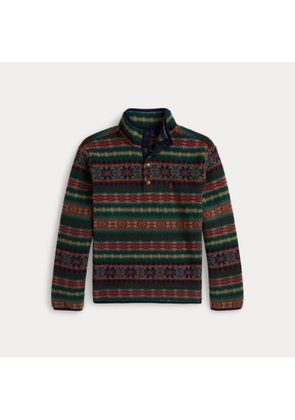 Fair Isle-Inspired Fleece Pullover