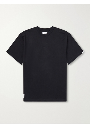 WTAPS - Sign-YD Cotton-Jersey T-Shirt - Men - Black - S