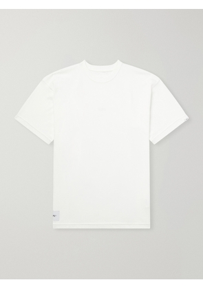WTAPS - Sign-YD Cotton-Jersey T-Shirt - Men - White - S