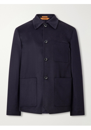 Barena - Cashmere Overshirt - Men - Blue - IT 46