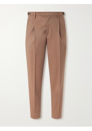 Barena - Straight-Leg Pleated Virgin Wool Suit Trousers - Men - Brown - IT 46