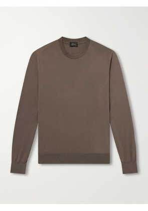 Brioni - Ribbed Wool Sweater - Men - Brown - IT 46