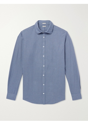 Massimo Alba - Canary Checked Cotton-Flannel Shirt - Men - Blue - S