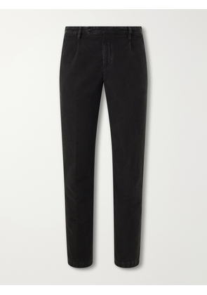 Massimo Alba - Ionio2 Straight-Leg Cotton Trousers - Men - Brown - IT 46