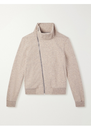 Rick Owens - Bauhaus Wool and Cotton-Blend Zip-Up Sweater - Men - Neutrals - S