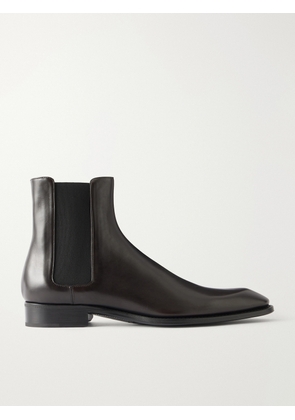 SAINT LAURENT - Aurelien Leather Chelsea Boots - Men - Brown - EU 41