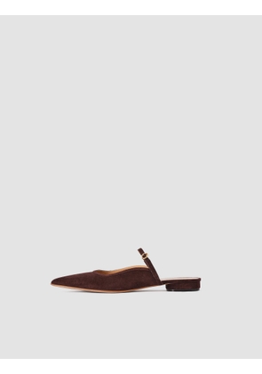 Parisa Pointed Suede Ballerinas - 36