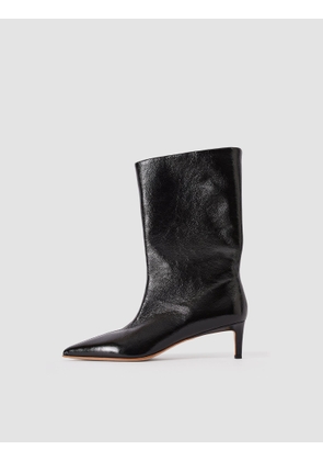 Tiana Patent Leather Short Boots - 36